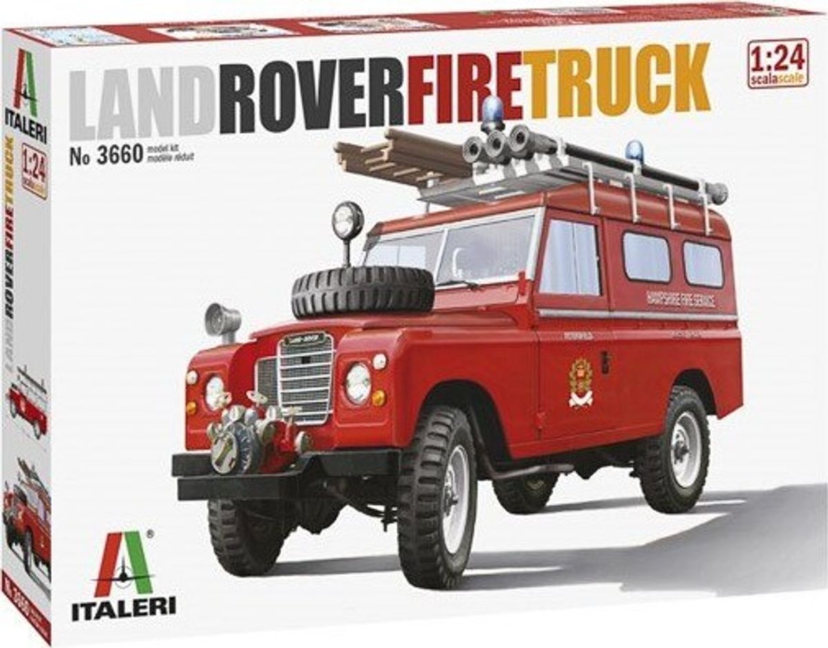 Italeri - Land Rover Brandbil Byggesæt - 1:24 - 3660