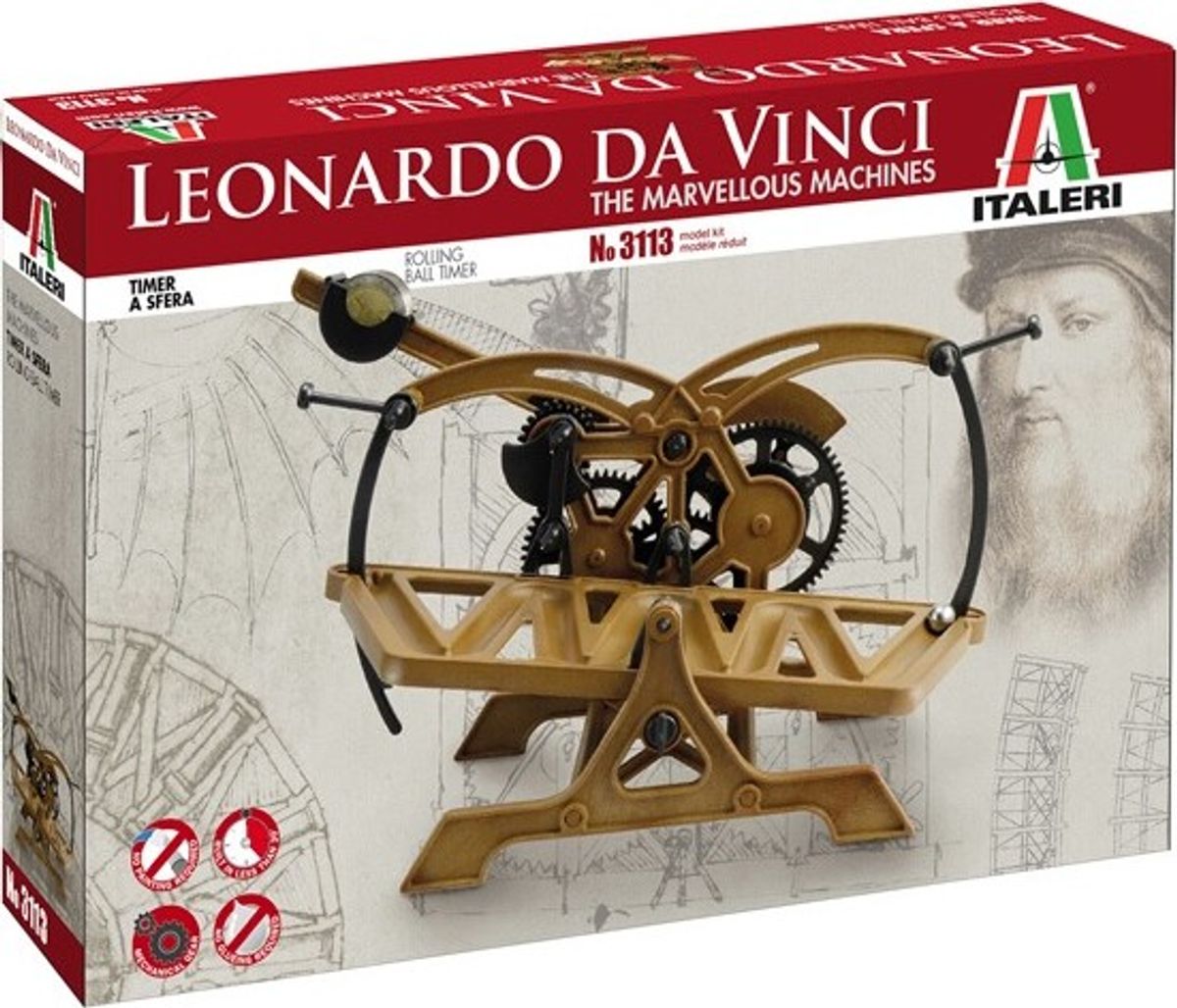 Italeri - Leonardo Da Vinci - Rolling Ball Timer - 3113