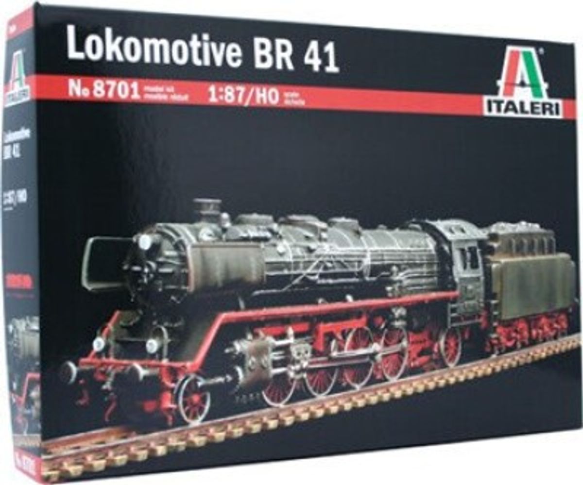 Italeri - Lokomotive Br 41 Modeltog Byggesæt - 1:87 - 8701s