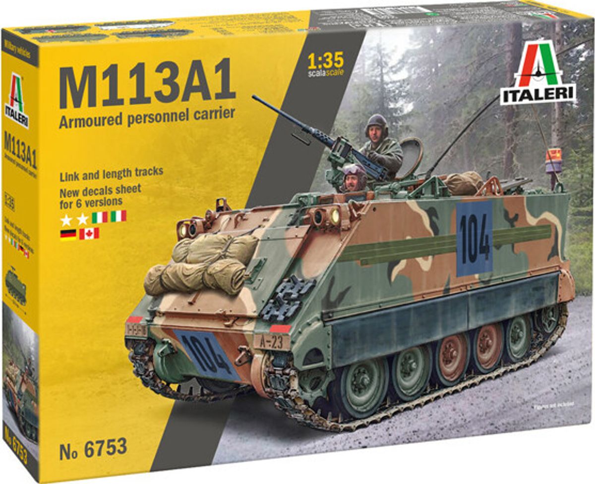 Italeri - M-113a1 Model Tank Byggesæt - 1:35 6753