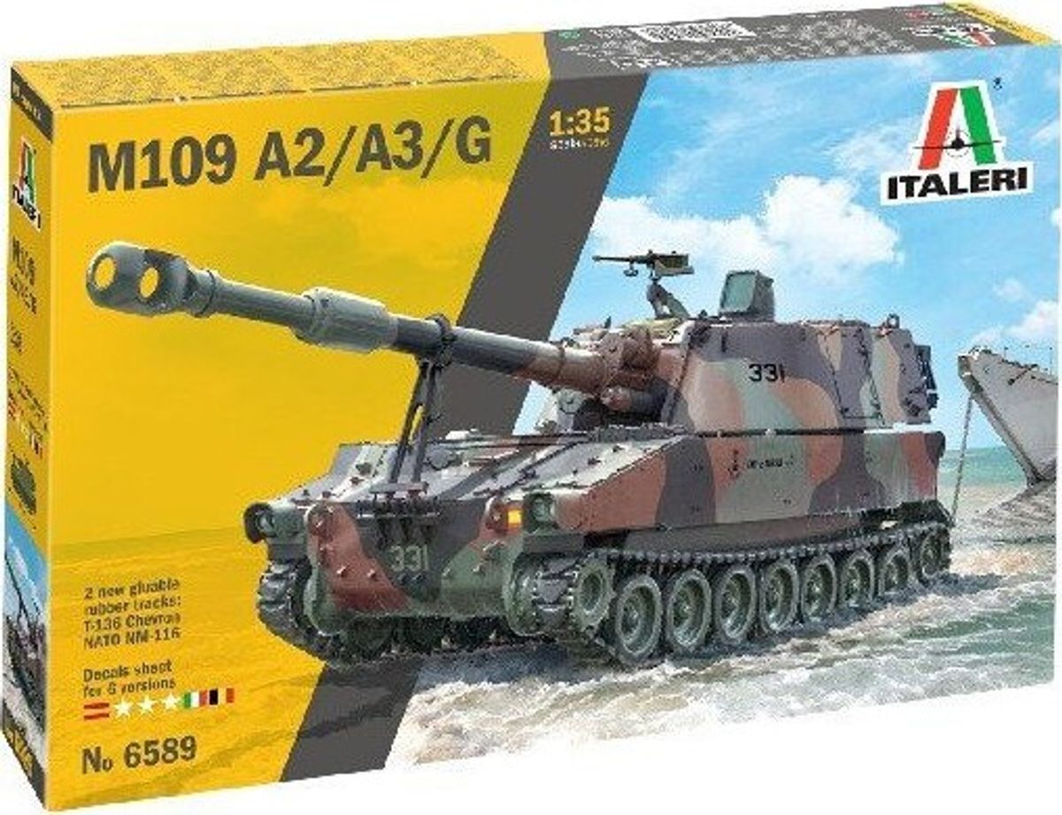 Italeri - M109 Tank Byggesæt - 1:35 - 6589