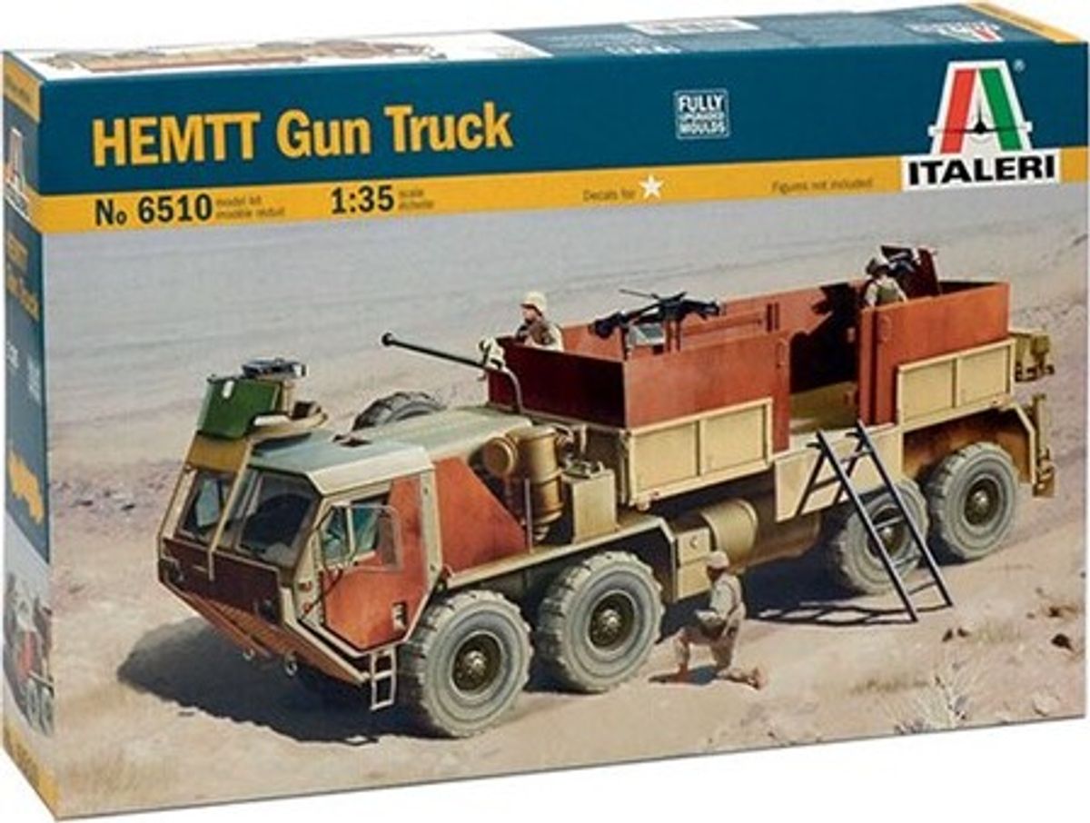 Italeri - M985 Hemtt Gun Truck Byggesæt - 1:35 - 6510s