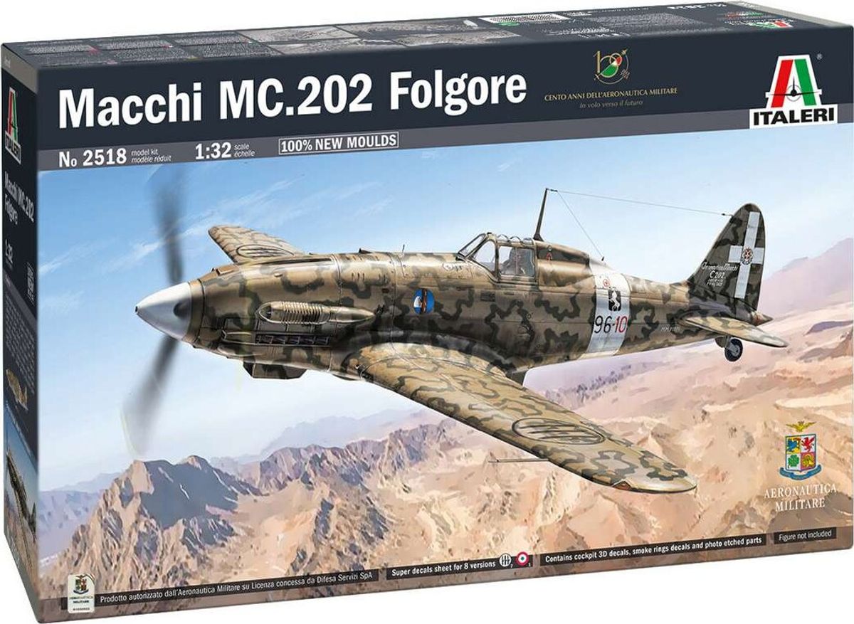 Italeri - Macchi Mc. 202 Folgore - 1:32 - 2518s