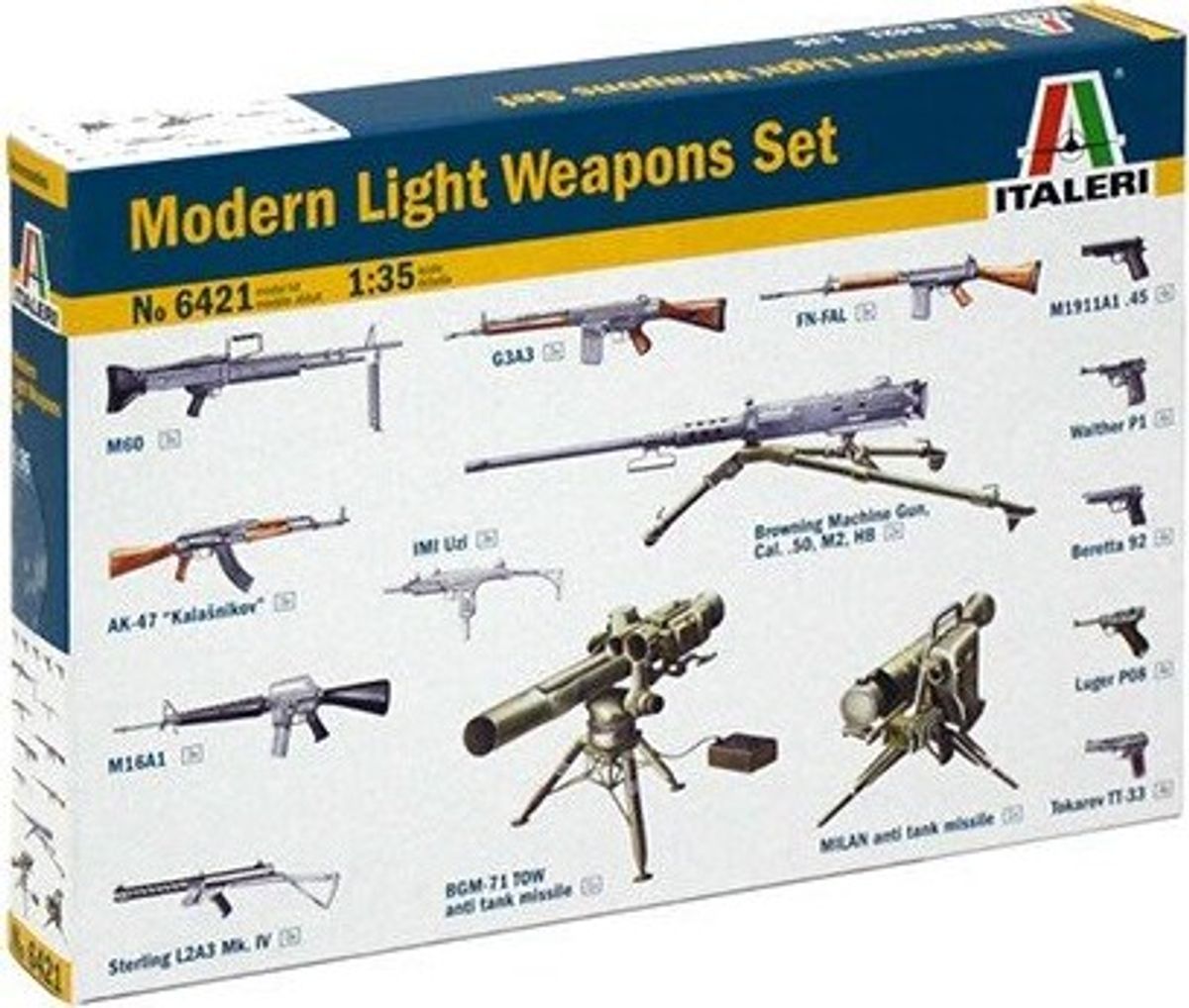 Italeri - Modern Light Weapons Set - 1:35 - 6421