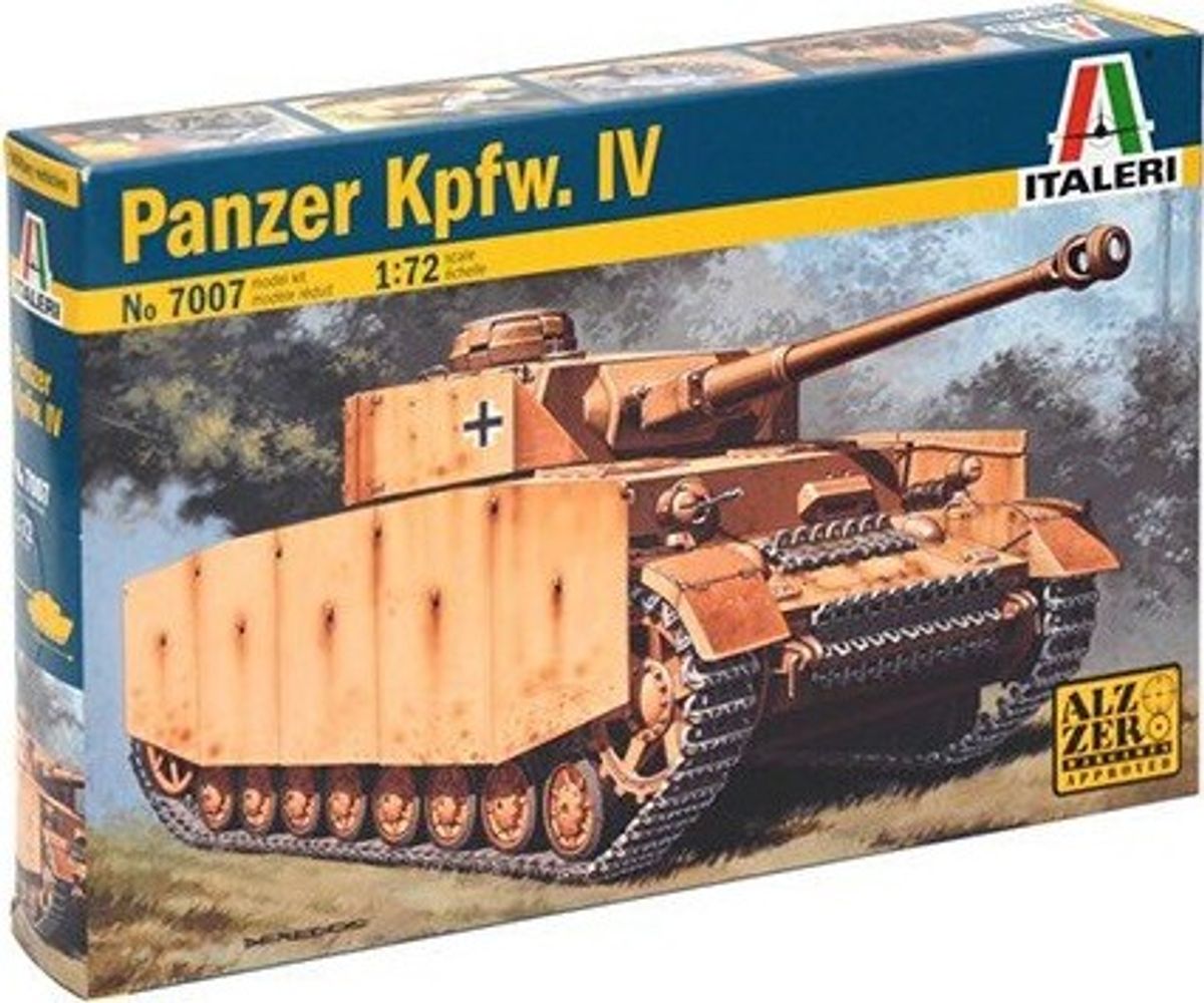 Italeri - Panzer Kpfw. Tank Byggesæt - 1:72 - 7007