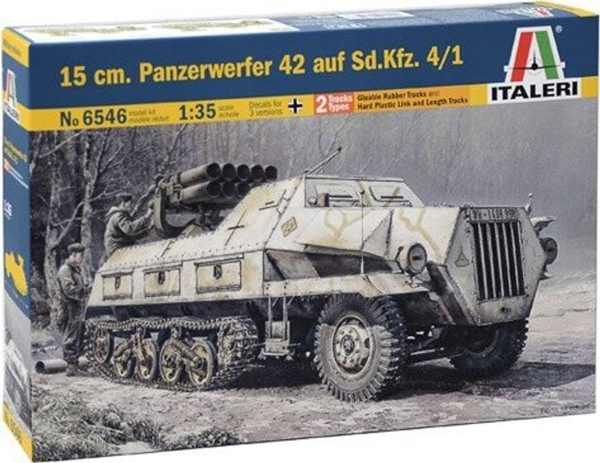 Italeri - Panzerwerfer 42 Auf Sd.kfz. 4/1 Tank Byggesæt - 6546