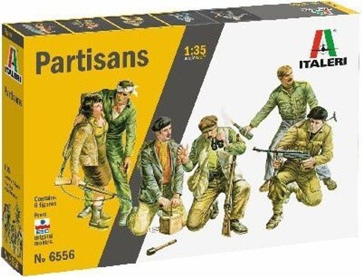 Italeri - Partisans Figurer - 1:35 - 6556