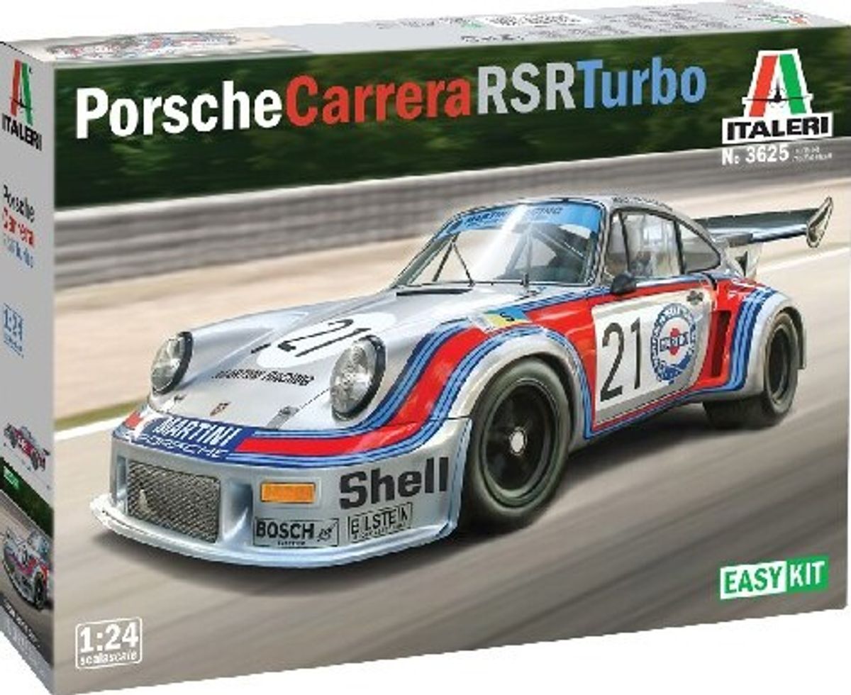 Italeri - Porsche Carrera Model Bil Byggesæt - 1:24 - 3625