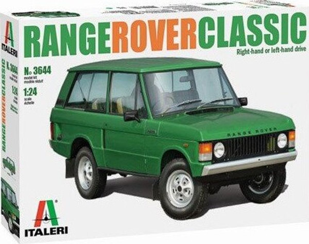 Italeri - Range Rover Classic Bil Byggesæt - 1:24 - 3644