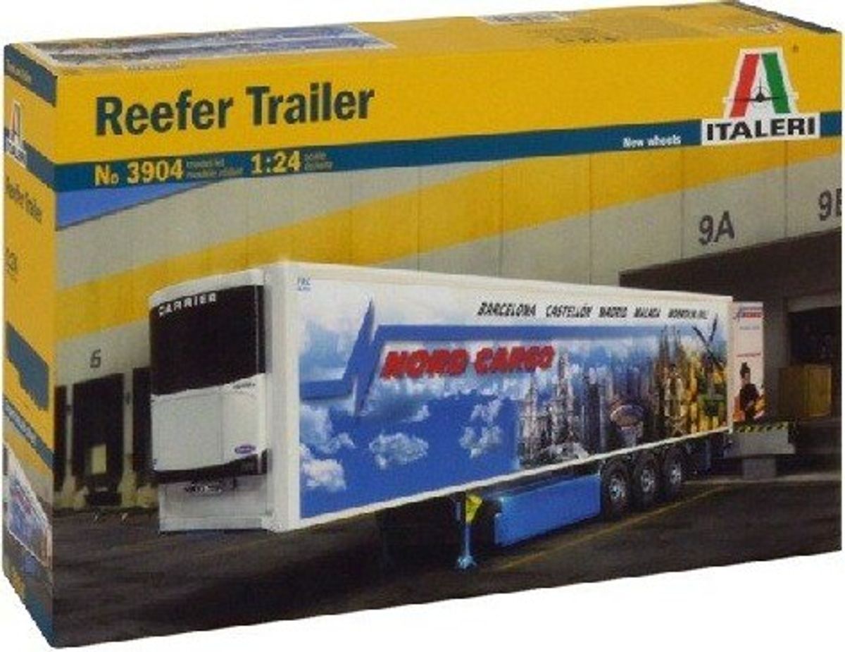 Italeri - Reefer Trailer Byggesæt - 1:24 - 3904