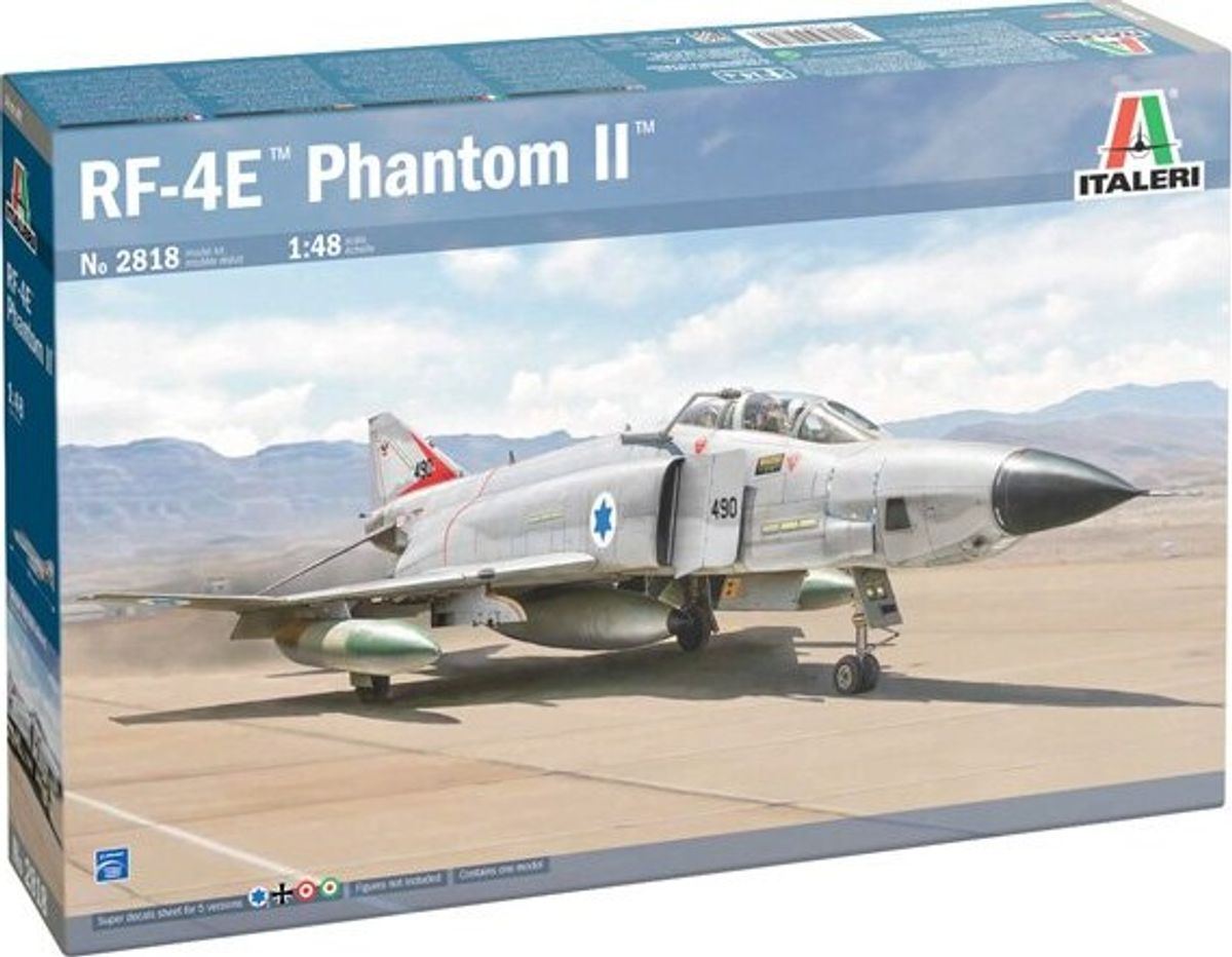 Italeri - Rf-4e Phantom Ii Fly Byggesæt - 1:48 - 2818