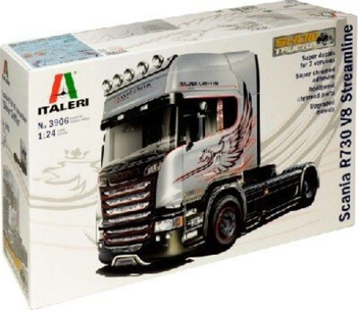 Italeri - Scania R730 Streamline Lastbil Byggesæt - 1:24 - 3906