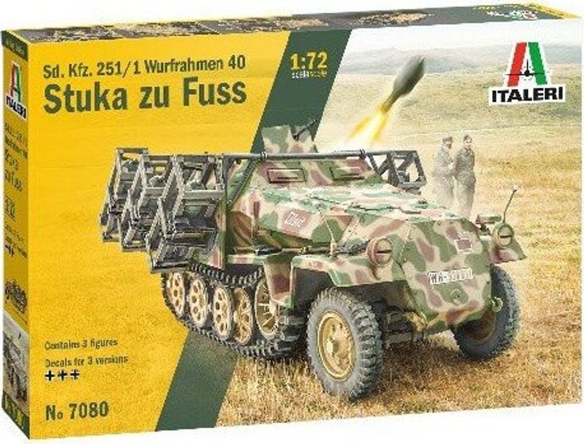 Italeri - Stuka Zu Fuss Tank Byggesæt - 1:72 - 7080