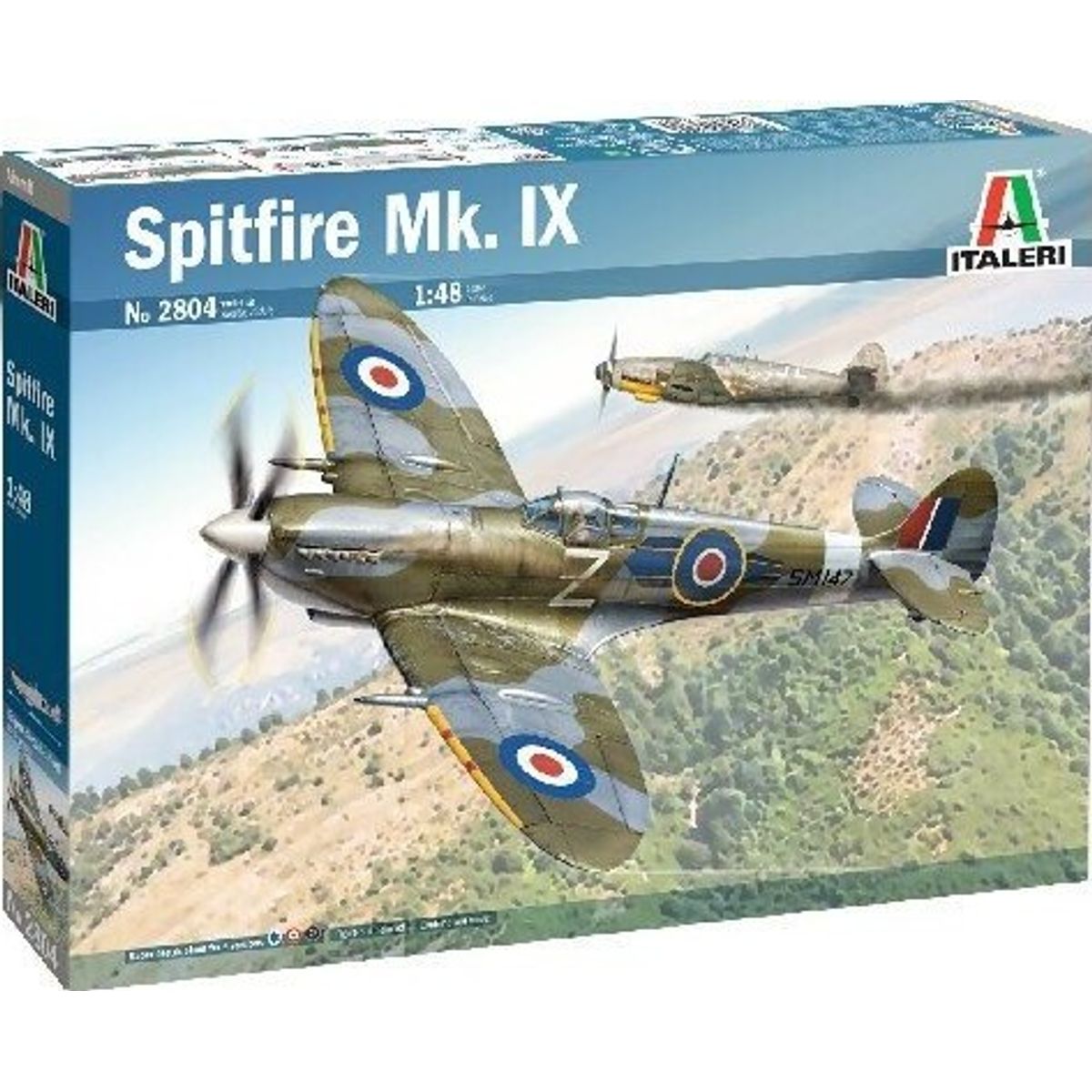 Italeri - Supermarine Spitfire Mk. Ix Fly Byggesæt - 1:48 - 2804