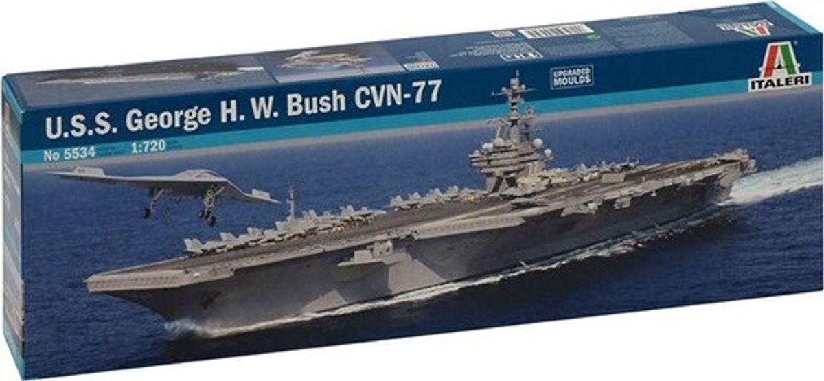 Italeri - U.s.s. George H.w.bush Cvn 77 Skib - 1:720 - 5534s