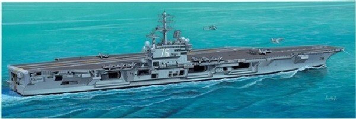 Italeri - Uss Ronald Reagan Skib Byggesæt - 1:720 - 5533