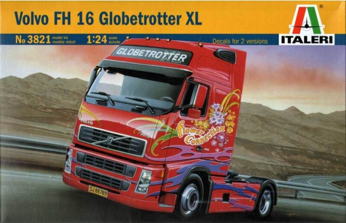 Italeri - Volvo Fh16 Globetrotter Xl Lastbil Byggesæt - 1:24 - 3821