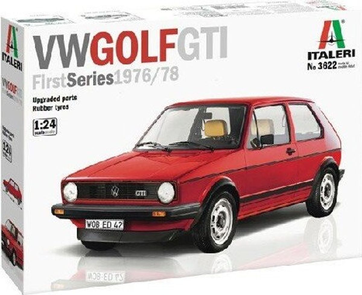 Italeri - Vw Golf Bil Byggesæt - 1:24 - 3622