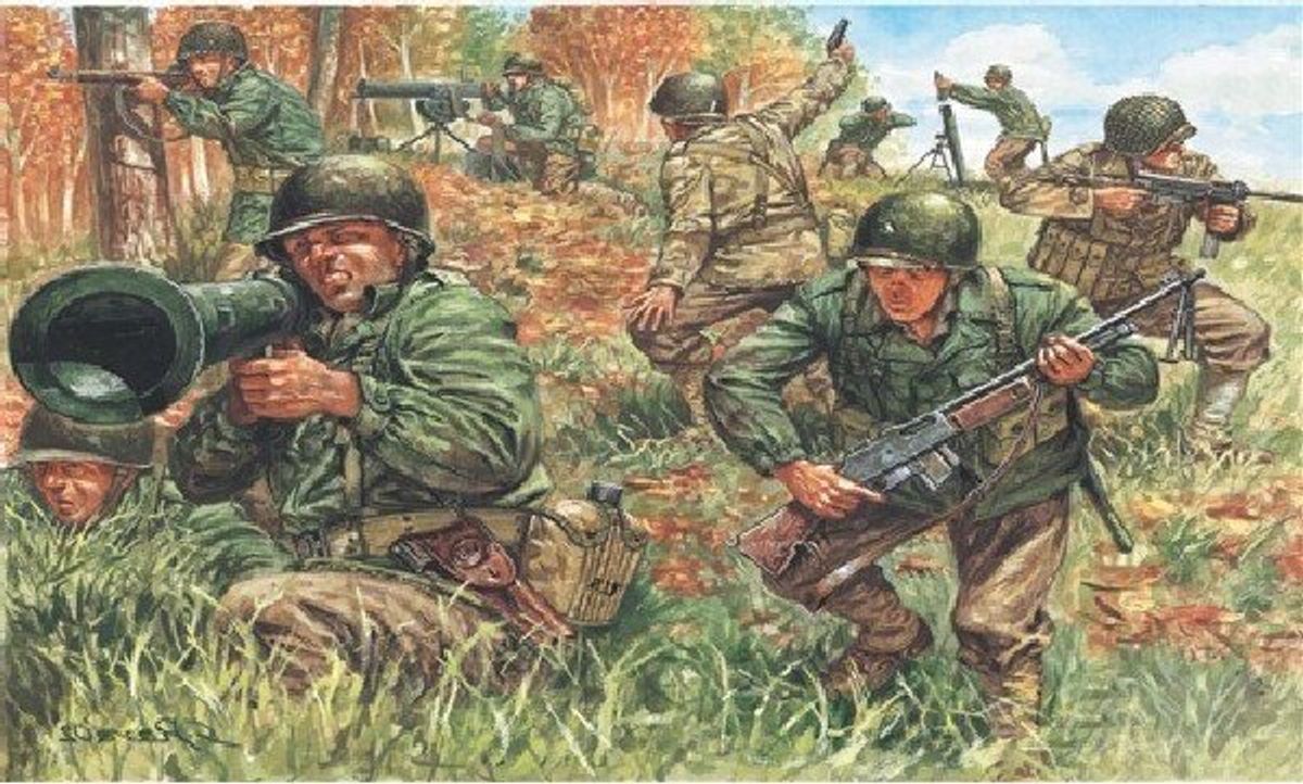 Italeri - Wwii American Infantry - 1:72 - 6046