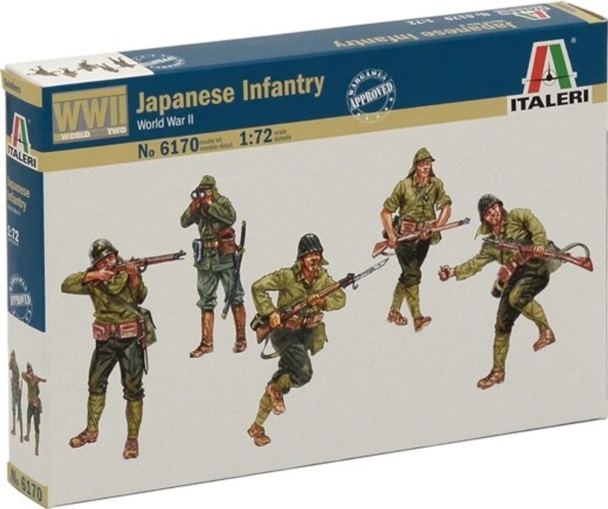 Italeri - Wwii - Japanase Infantry Byggesæt - 1:72 - 6170s