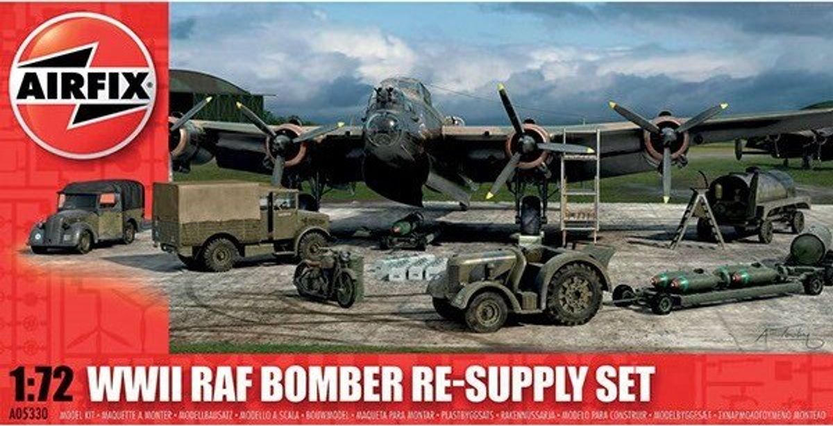 Italeri - Wwii Raf Bomber Re-supply Set - 1:72 - A05330