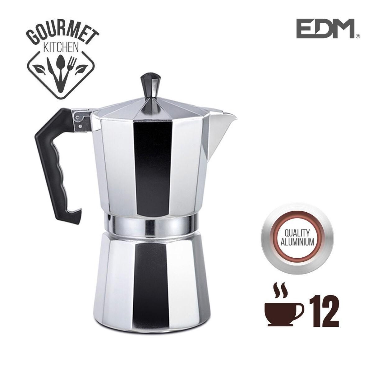 Italiensk Kaffekande EDM Aluminium 12 Skodelice