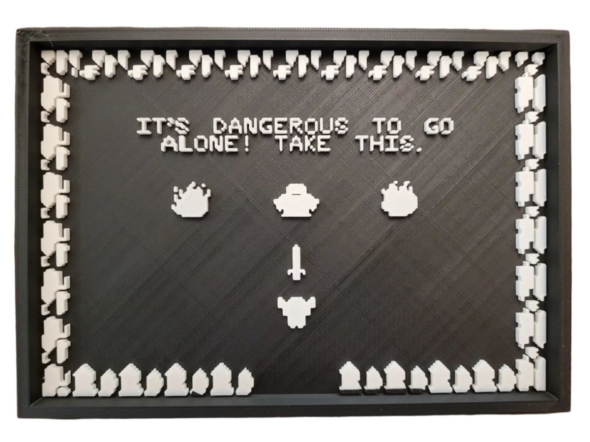 Its Dangerous To Go Alone! Take This. - Hvid