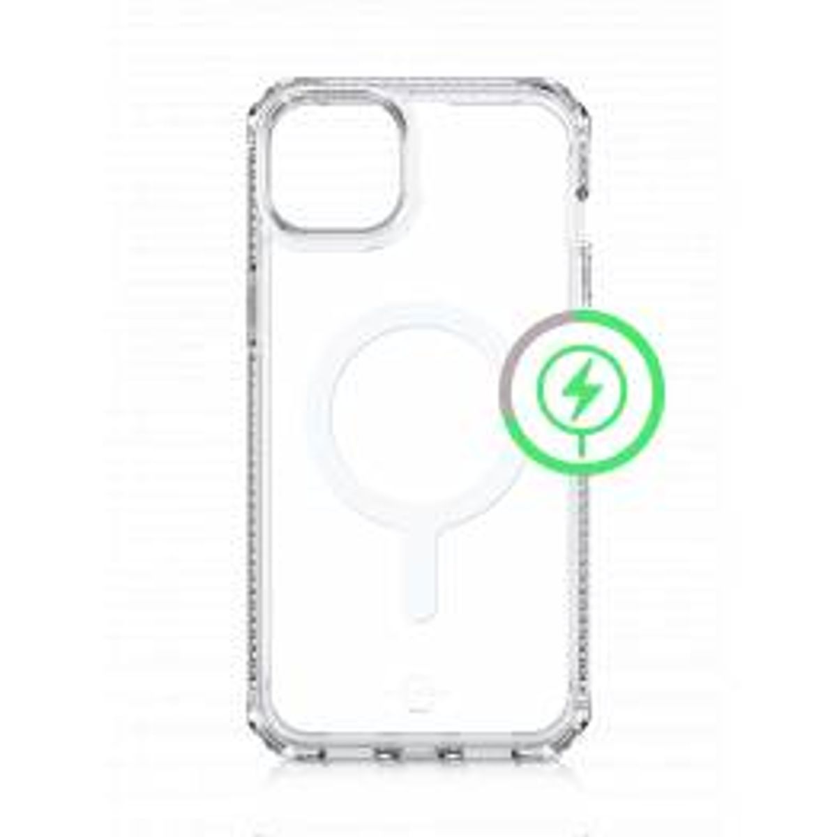 ITSkins HYBRID MAGSAFE CLEAR cover til iPhone 13/14 - Gennemsigtigt