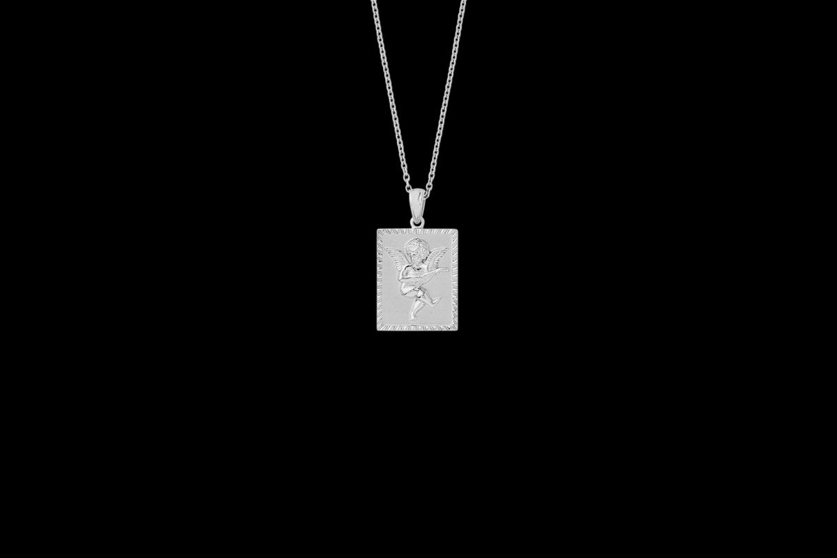 IX Angel Pendant Silver