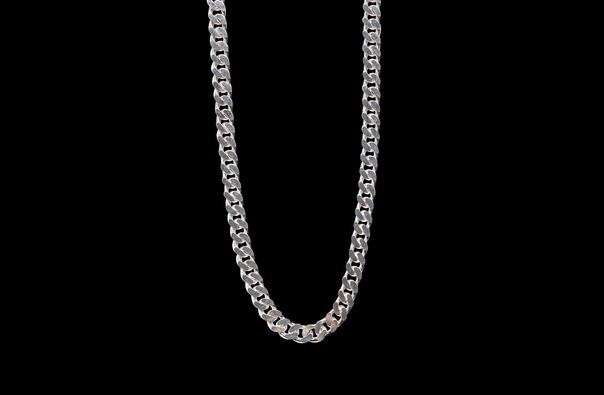 IX Chunky Curb Chain Silver