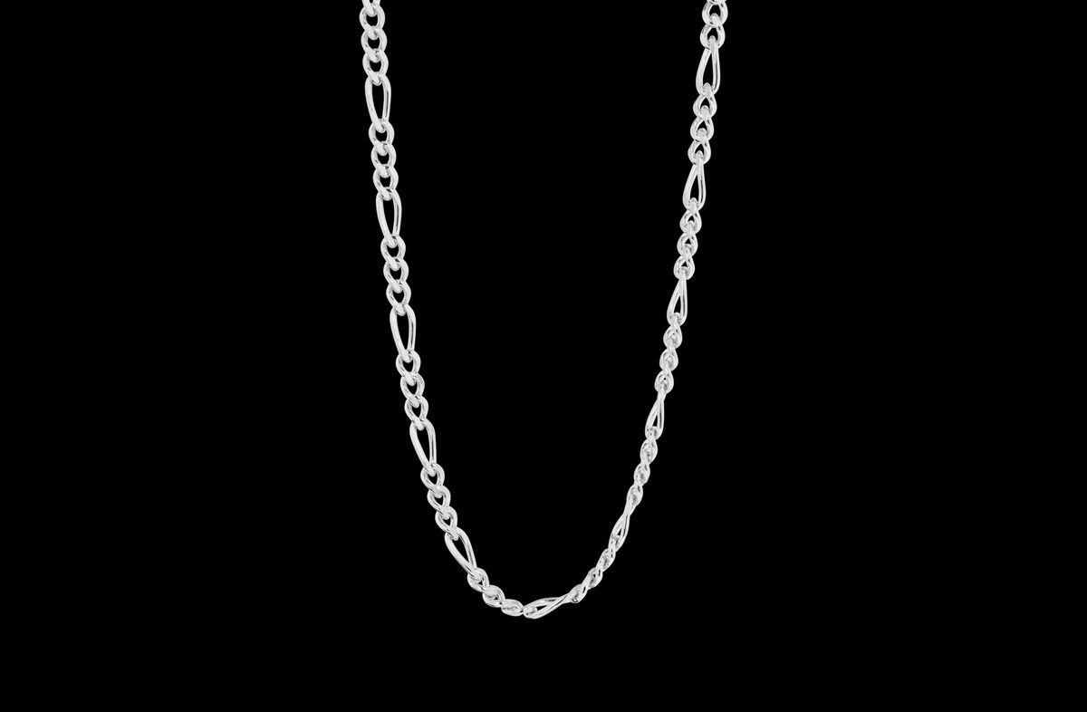 IX Chunky Figaro Chain Silver