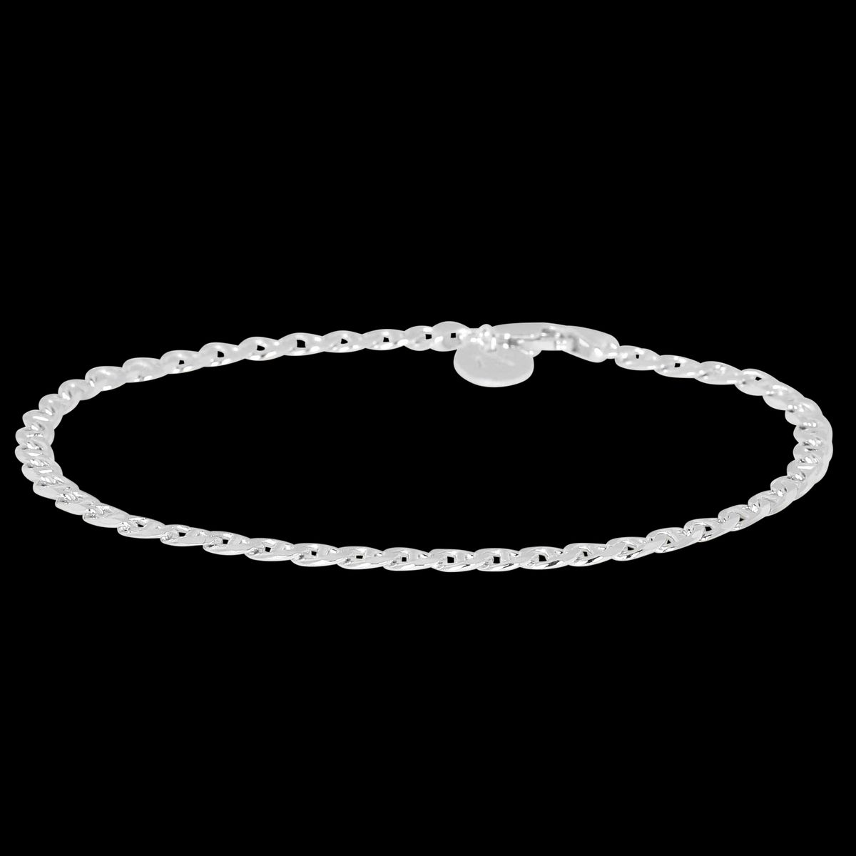 IX Curb Marina Bracelet Silver