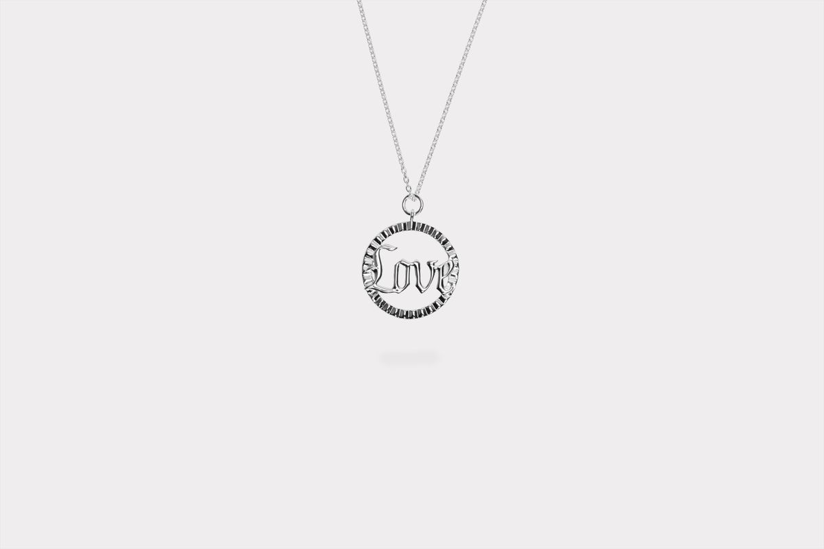 IX Love Pendant Silver