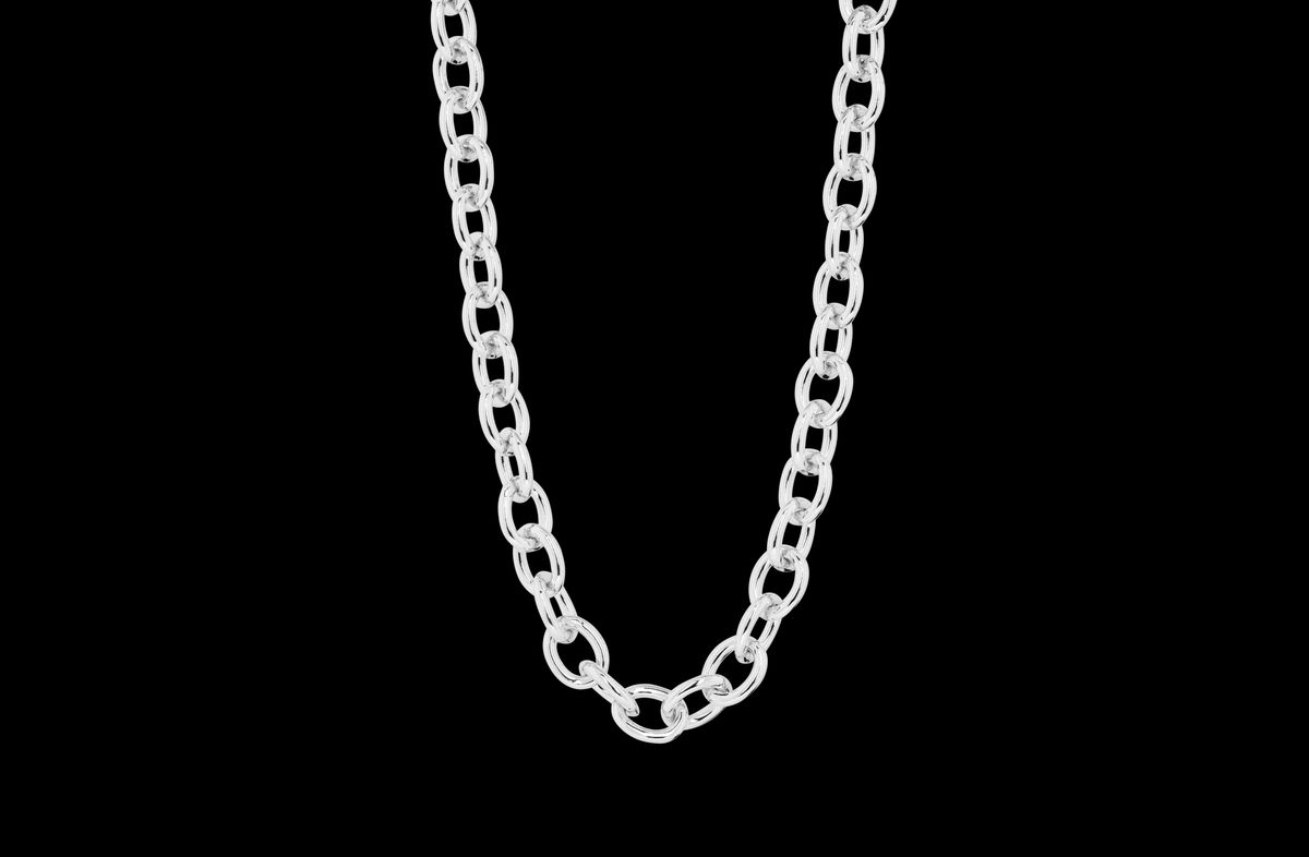 IX Luca Necklace Silver