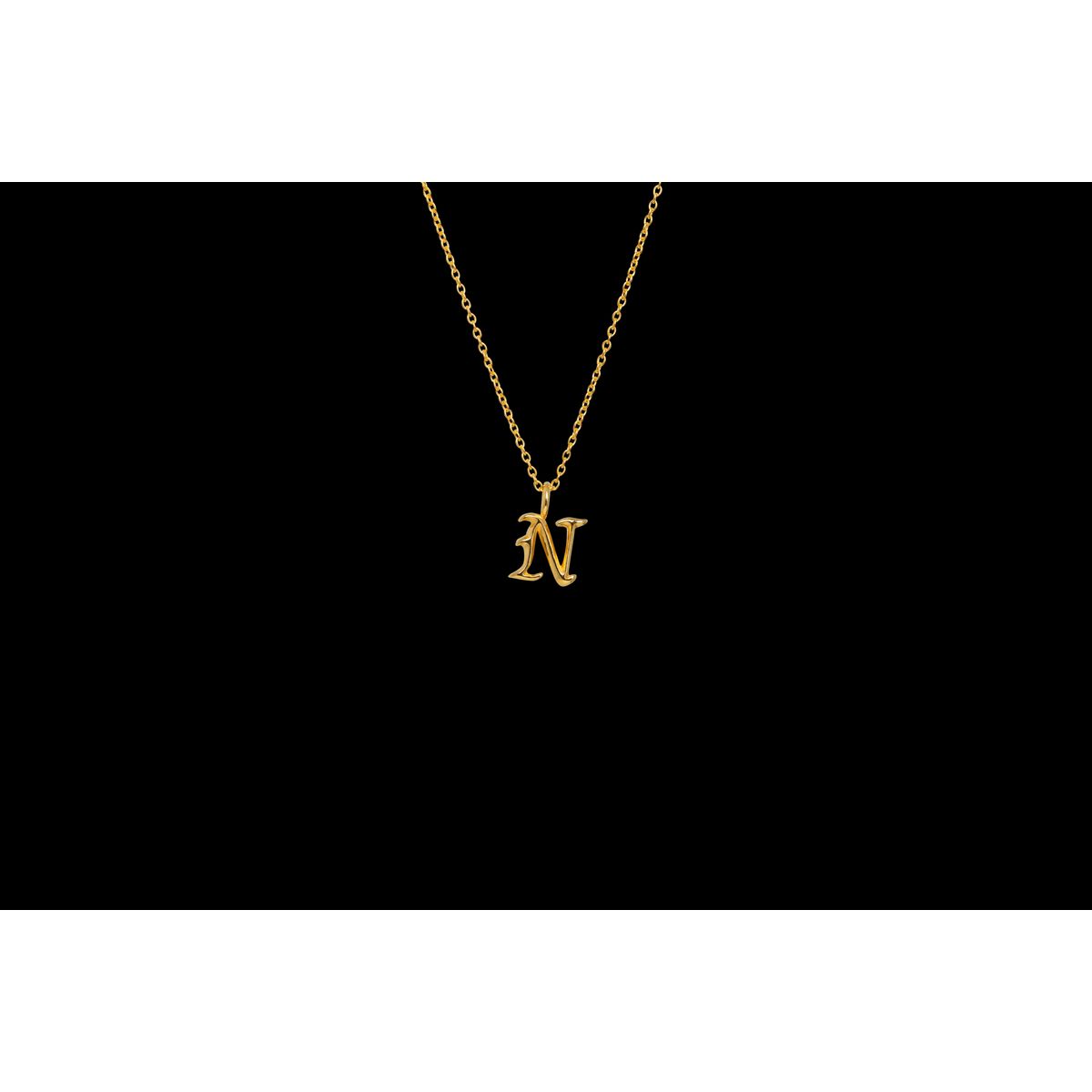 IX N Letter Charm