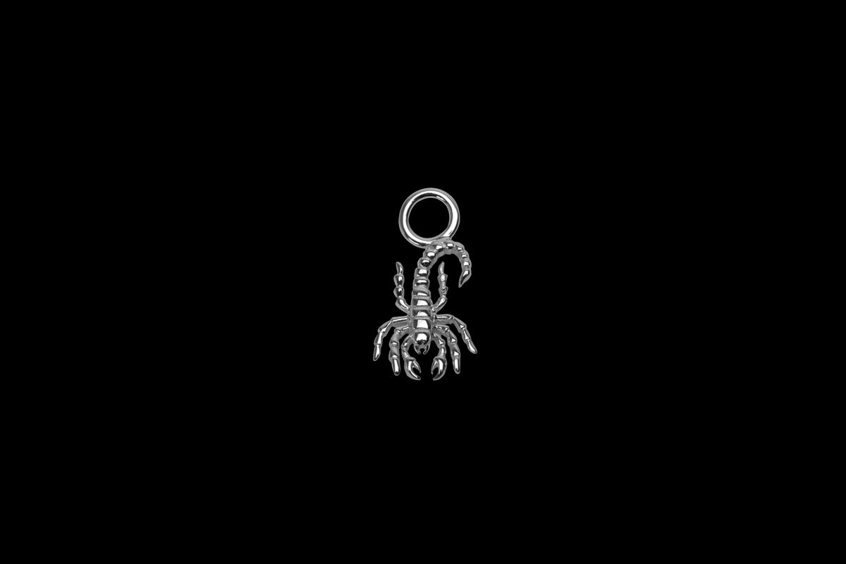 IX Scorpion Charm Silver