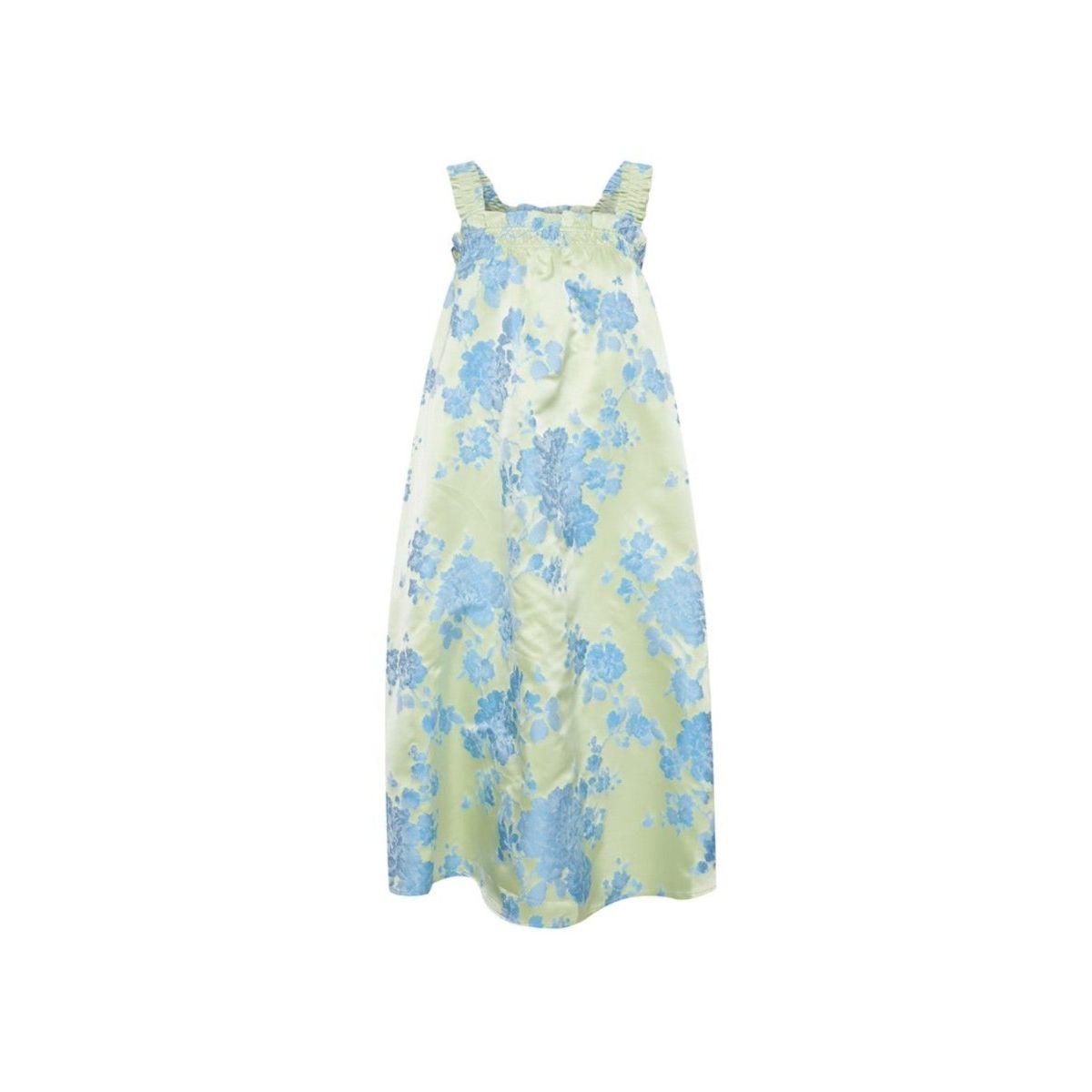 Ixrumlie Dress Green Tea Flower Print 34