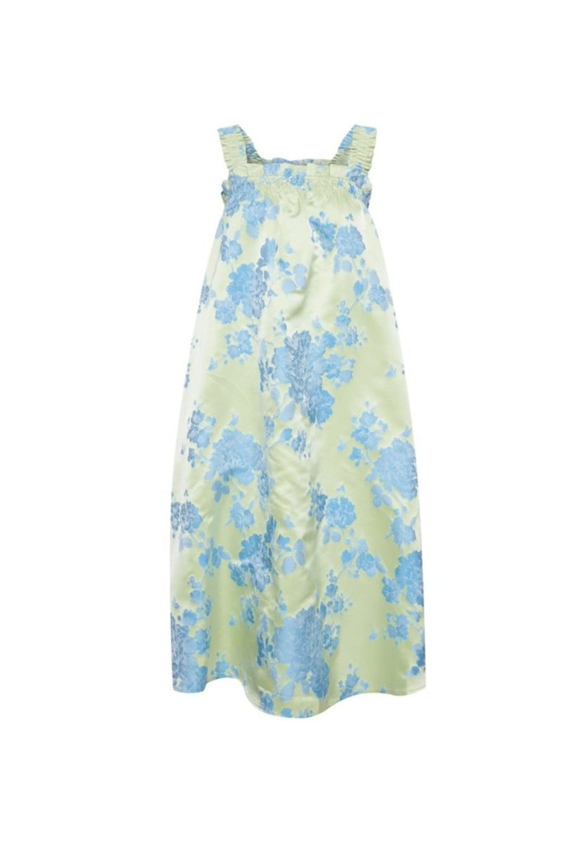 Ixrumlie Dress Green Tea Flower Print 38