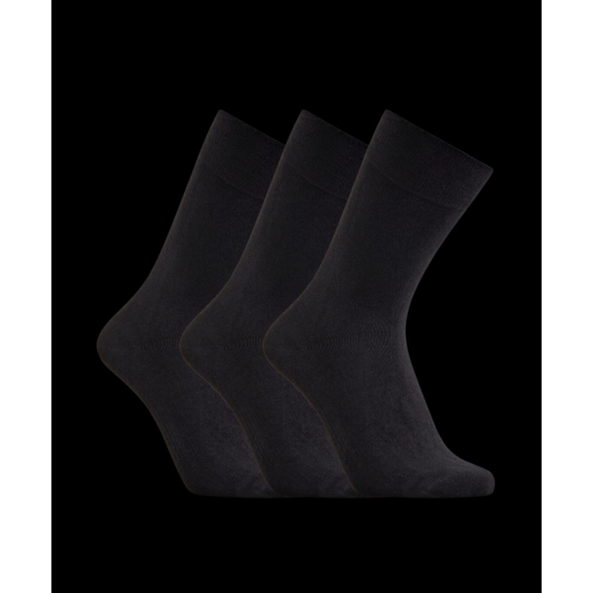 Iz sock 3pak Copenhagen premium bambusstrømper i sort | Ultra Soft