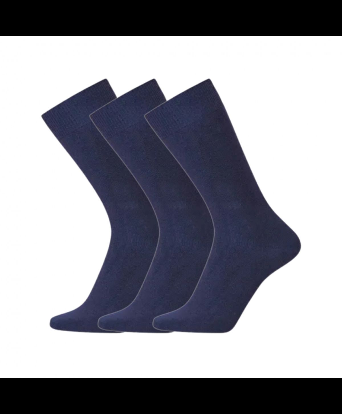 Iz sock 3pak Copenhagen premium uld strømper i navy | Ultra Soft