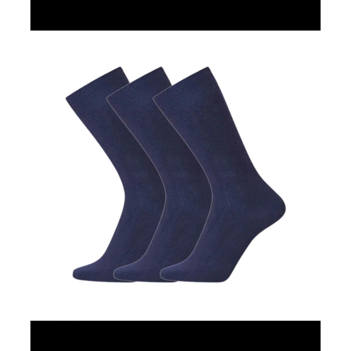 Iz sock 3pak Copenhagen premium uld strømper i navy | Ultra Soft