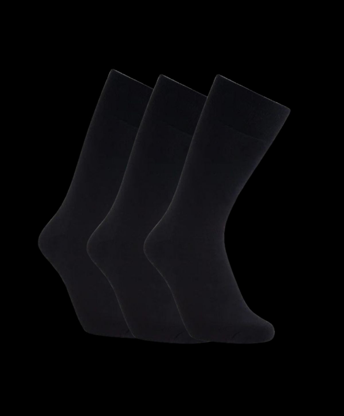 Iz sock 3pak Copenhagen premium uld strømper i sort | Ultra Soft