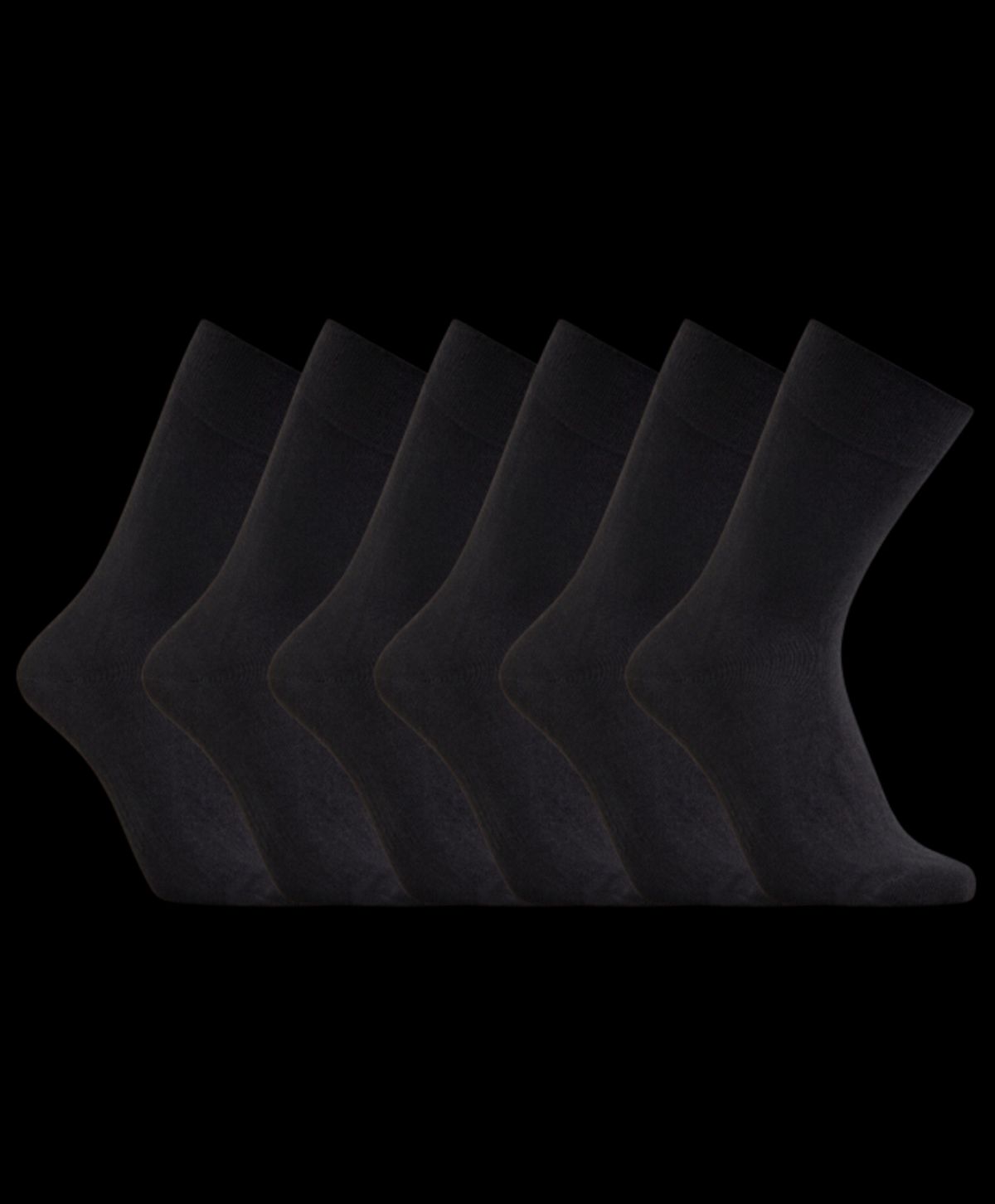 Iz sock 6pak Copenhagen premium bambusstrømper i sort | Ultra Soft