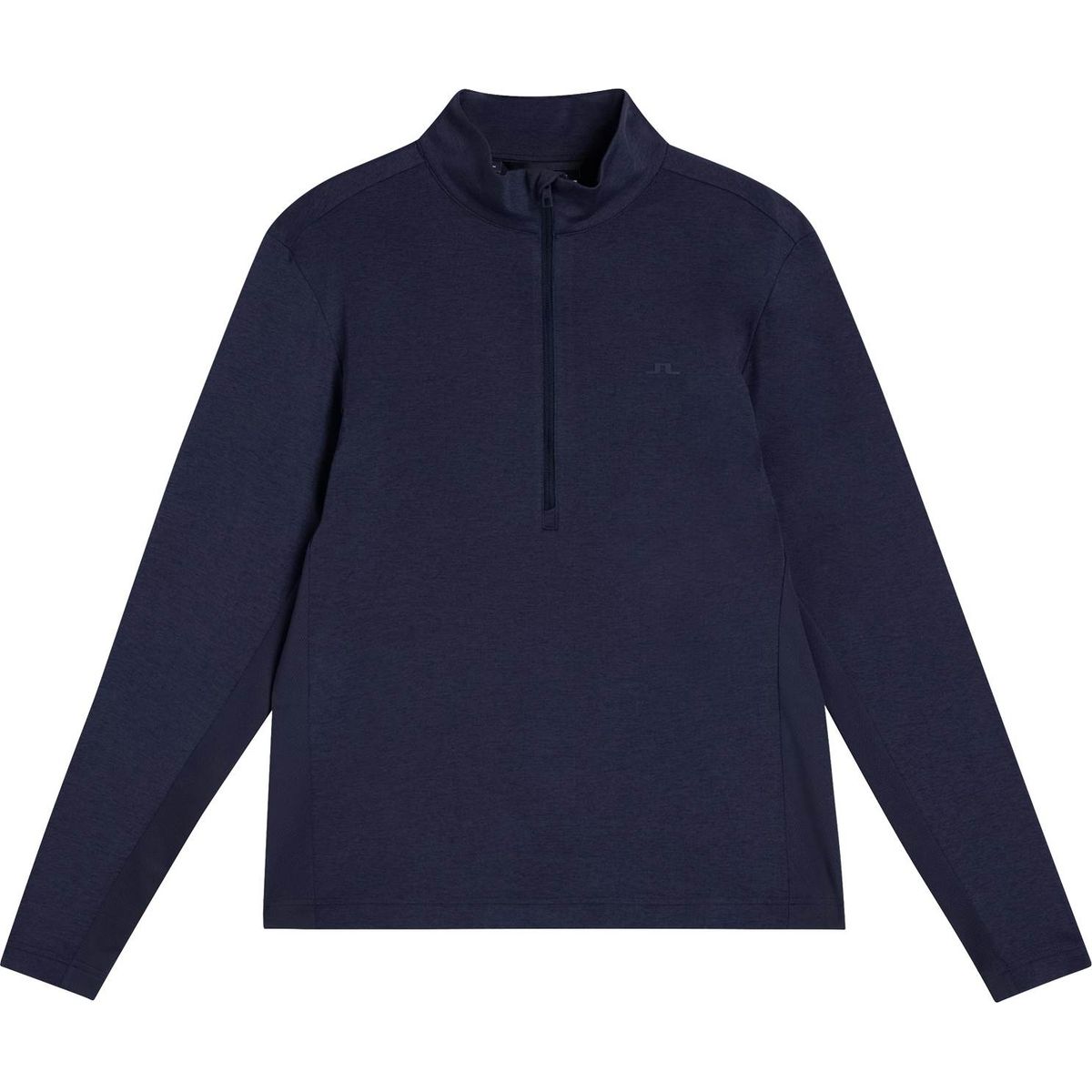 J. Lindeberg Luke Half Zip Herre Pullover - Navy Melange - Str. XXL