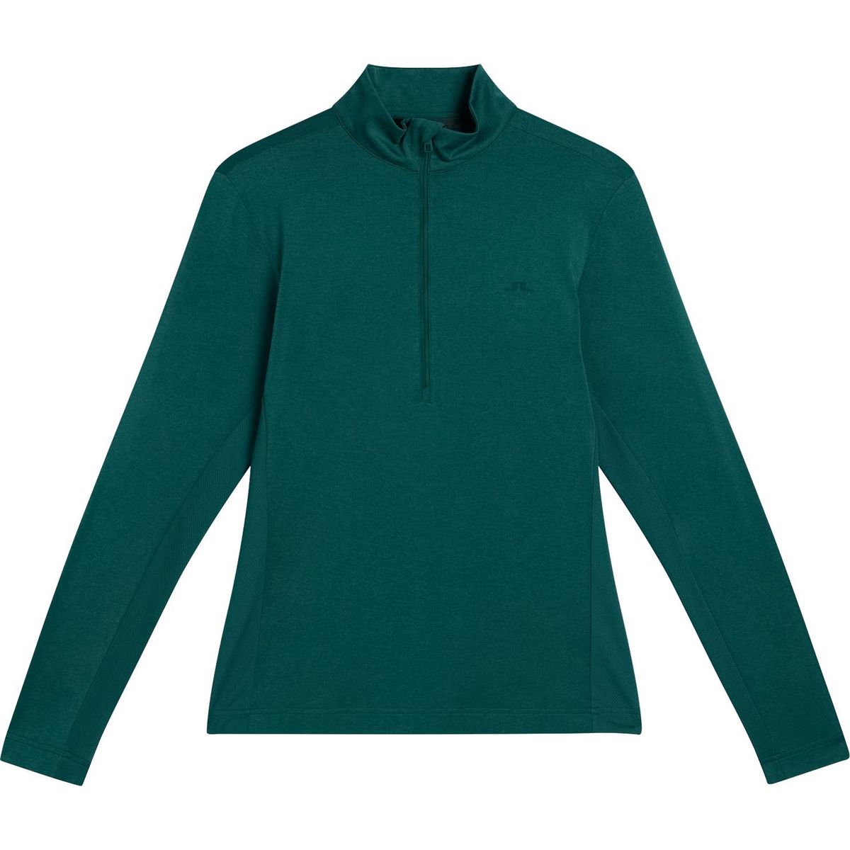 J. Lindeberg Luke Half Zip Herre Pullover - Rain Forest Melange - Str. L