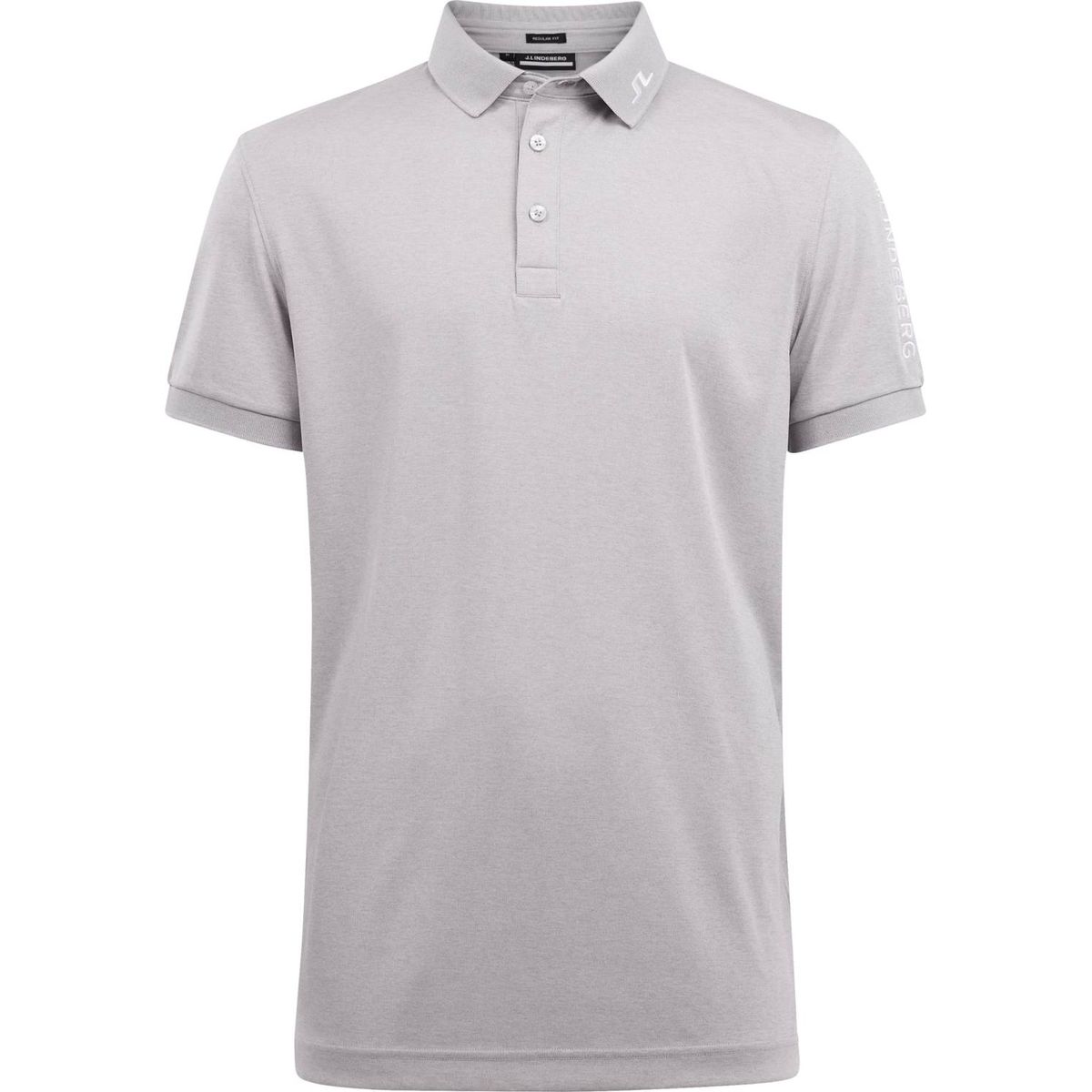 J. Lindeberg Tour Tech Regular Fit Herre Poloshirt - Micro Chip Melange - Str. M