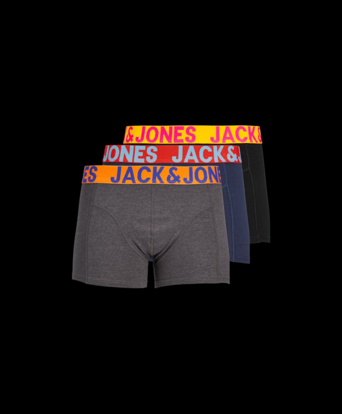 Jack & Jones 3pak boksershorts i multifarvet til herre