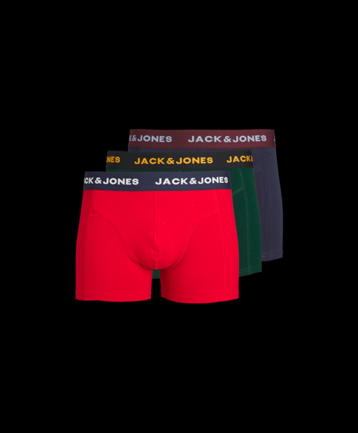 Jack & Jones 3pak boksershorts i multifarvet til herre