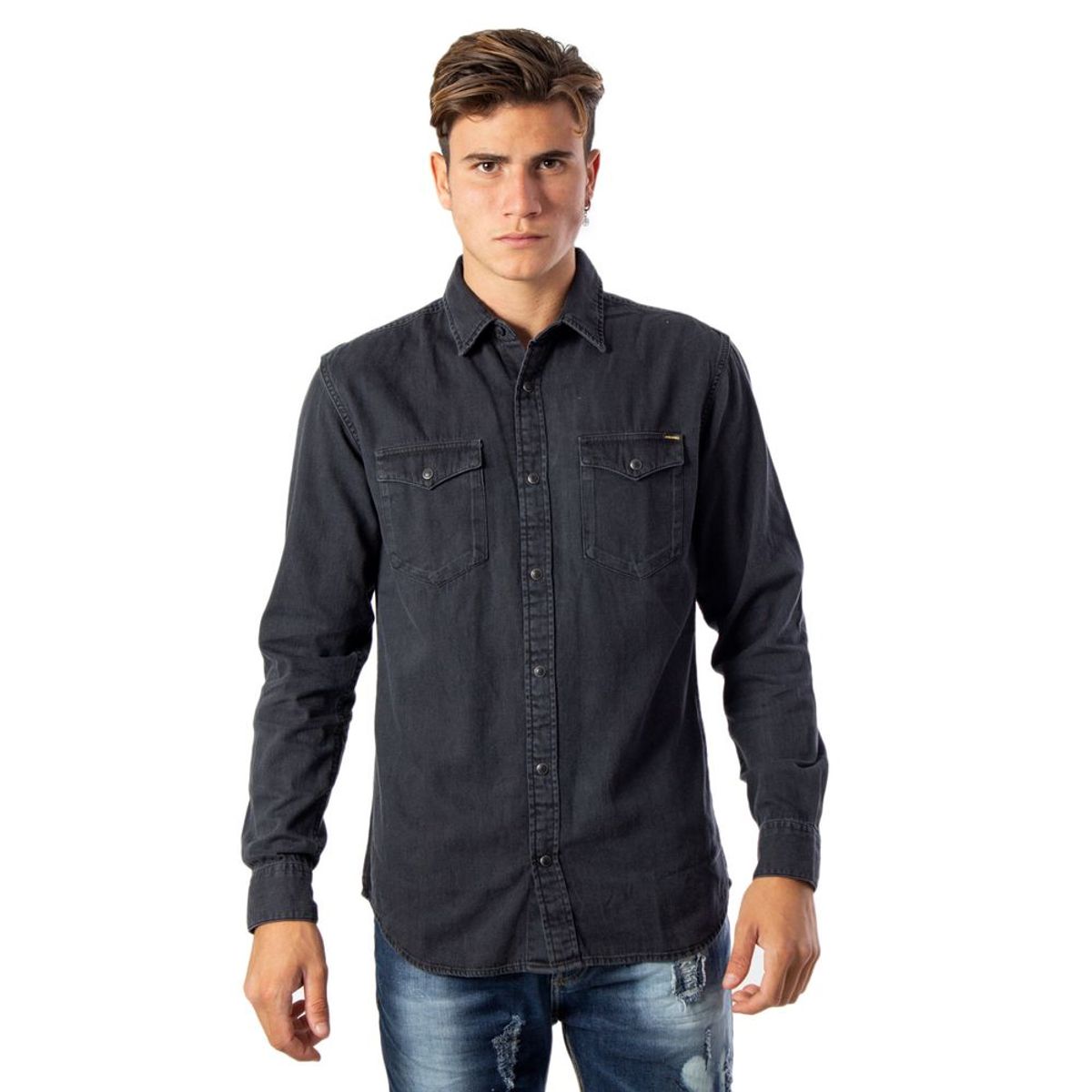 Jack Jones Black Jeans Shirt