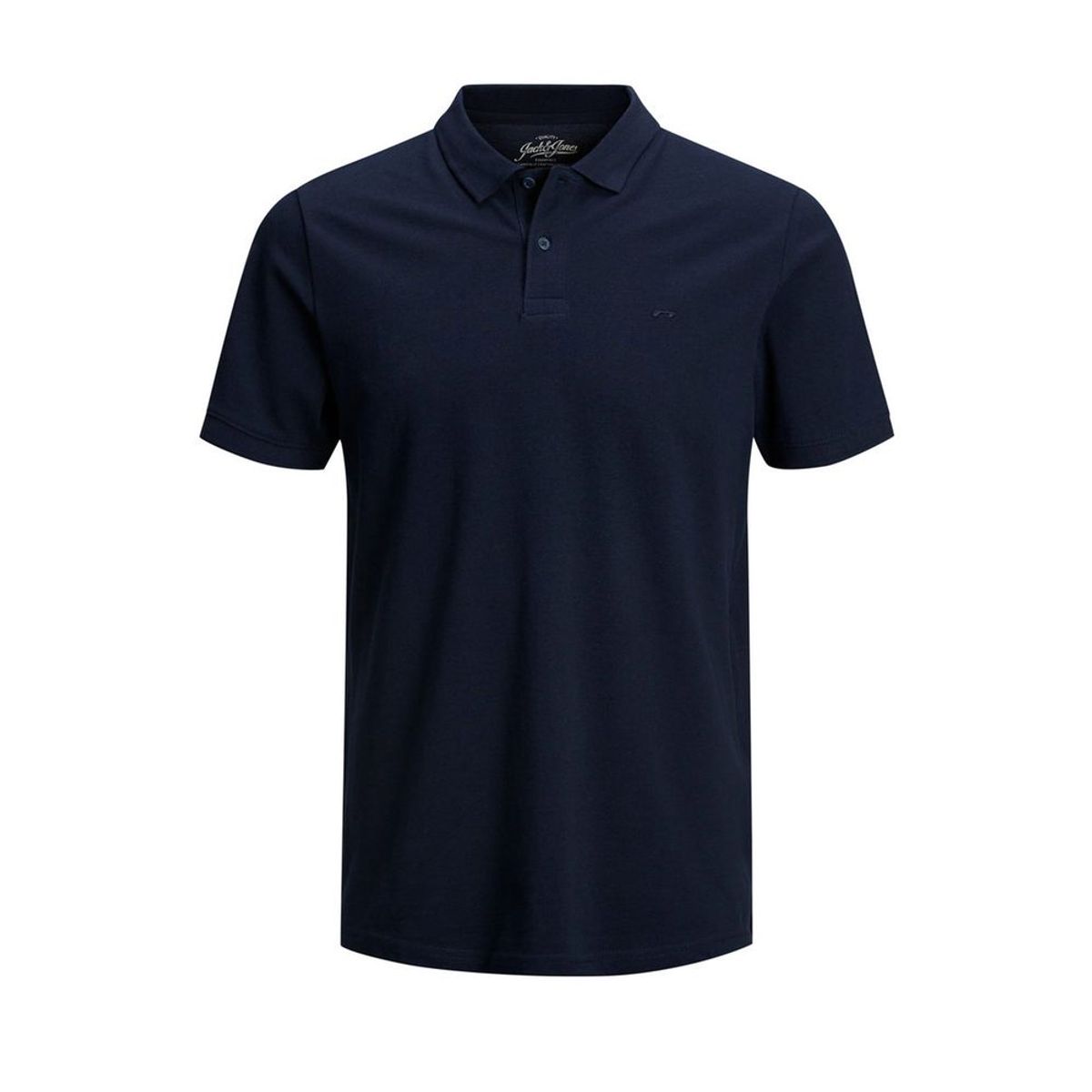 Jack Jones Blue Cotton Polo Shirt